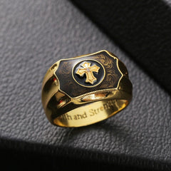Creative faith cross ring