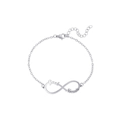 Customized 4 Name infinity bracelet for women