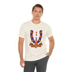 Bhāṭiko Nepali Cultural Garland T-Shirt