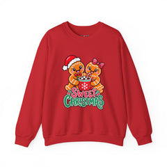 Sweet Christmas Gingerbread Bears Crewneck Sweatshirt