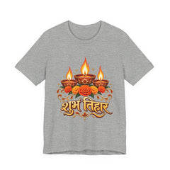 Shubh Diwali Floral Diyas T-Shirt