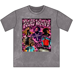 “Rod Wave” Pink Vintage Crewneck Tee
