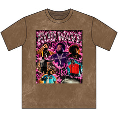 “Rod Wave” Pink Vintage Crewneck Tee
