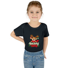 Holiday Vibes Reindeer Baby Bodysuit