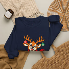 Holiday Vibes Reindeer Christmas Sweatshirt