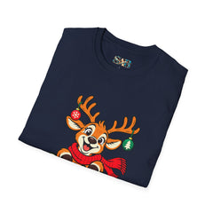Holiday Vibes Reindeer Christmas T-Shirt