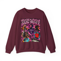 “Rod Wave” Pink Crewneck Sweatshirt