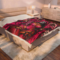 “Scream Baddie” Velveteen Plush Blanket
