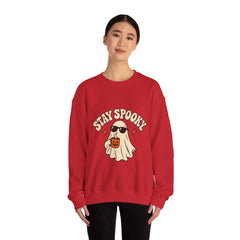 Ahoy Spooky Ghost Halloween Crewneck Sweatshirt