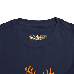 Holiday Vibes Reindeer Toddler Tee