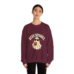 Ahoy Spooky Ghost Halloween Crewneck Sweatshirt