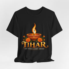 Tihar Festival Diya Celebration Tee