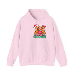 Sweet Christmas Gingerbread Bears Hoodie