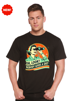 Funny Retro Woman Unisex Bamboo/Cotton Graphic T-Shirt