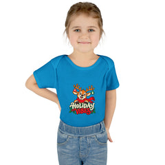 Holiday Vibes Reindeer Baby Bodysuit