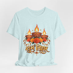 Shubh Diwali Floral Diyas T-Shirt