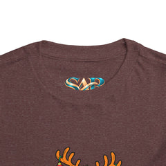Holiday Vibes Reindeer Toddler Tee