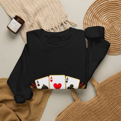 Tihar Themed Lucky Card Game Fruit Crewneck Sweatshirt