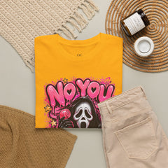 “No You Hang Up” Ghost Face Graphic Tee