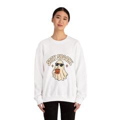 Ahoy Spooky Ghost Halloween Crewneck Sweatshirt