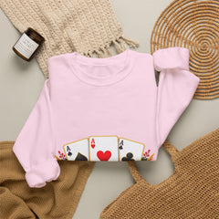 Tihar Themed Lucky Card Game Fruit Crewneck Sweatshirt