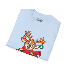 Holiday Vibes Reindeer Christmas T-Shirt