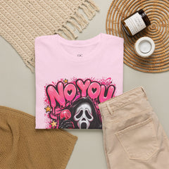 “No You Hang Up” Ghost Face Graphic Tee
