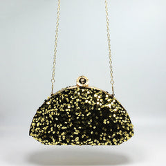 Sequined laser iridescent multi-color fashionable cosmetic bags