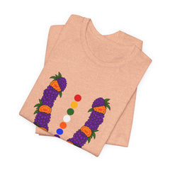 Bhāṭiko Nepali Cultural Garland T-Shirt