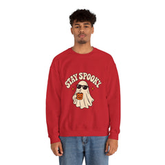 Ahoy Spooky Ghost Halloween Crewneck Sweatshirt