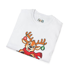 Holiday Vibes Reindeer Christmas T-Shirt