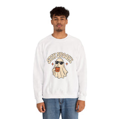 Ahoy Spooky Ghost Halloween Crewneck Sweatshirt
