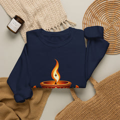 Tihar Festival Diya Crewneck Sweatshirt