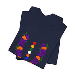 Bhāṭiko Nepali Cultural Garland T-Shirt
