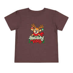 Holiday Vibes Reindeer Toddler Tee