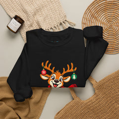 Holiday Vibes Reindeer Christmas Sweatshirt