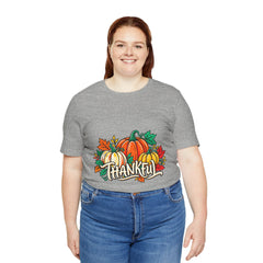 Thankful Pumpkin Harvest Thanksgiving T-Shirt