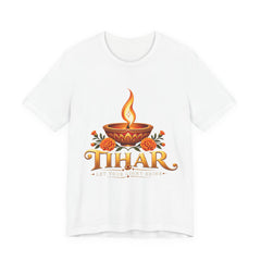 Tihar Festival Diya Celebration Tee