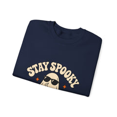 Ahoy Spooky Ghost Halloween Crewneck Sweatshirt