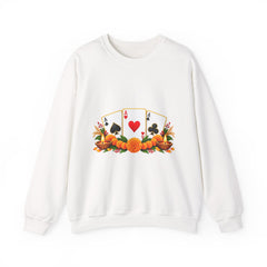Tihar Themed Lucky Card Game Fruit Crewneck Sweatshirt
