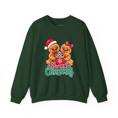 Sweet Christmas Gingerbread Bears Crewneck Sweatshirt