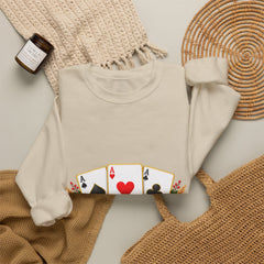 Tihar Themed Lucky Card Game Fruit Crewneck Sweatshirt