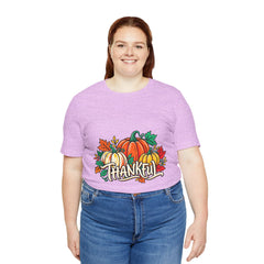 Thankful Pumpkin Harvest Thanksgiving T-Shirt