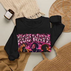 “Rod Wave” Pink Crewneck Sweatshirt