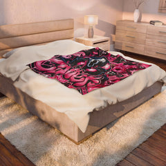 “Caller” Velveteen Plush Blanket