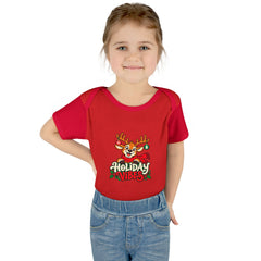 Holiday Vibes Reindeer Baby Bodysuit