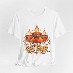 Shubh Diwali Floral Diyas T-Shirt