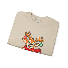 Holiday Vibes Reindeer Christmas Sweatshirt