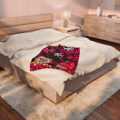 “Horror Movie & Chill”Velveteen Plush Blanket