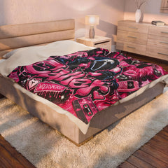 “Caller” Velveteen Plush Blanket